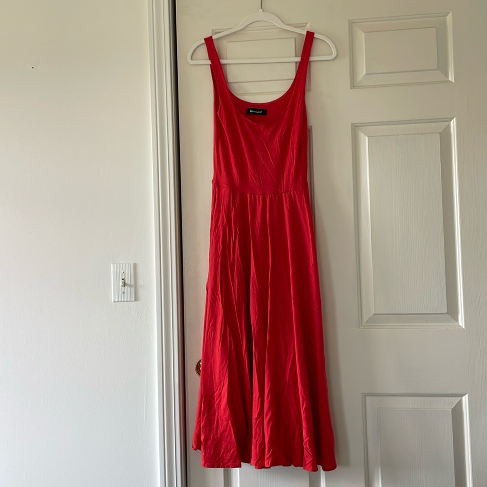 Red Reformation dress with pockets!